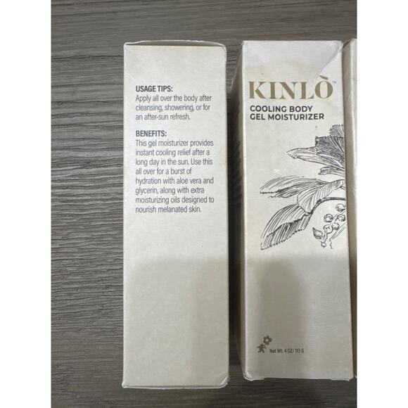 Kinlo Cooling Body Gel Moisturizer, 4oz, pack of 3 - Picture 5 of 5